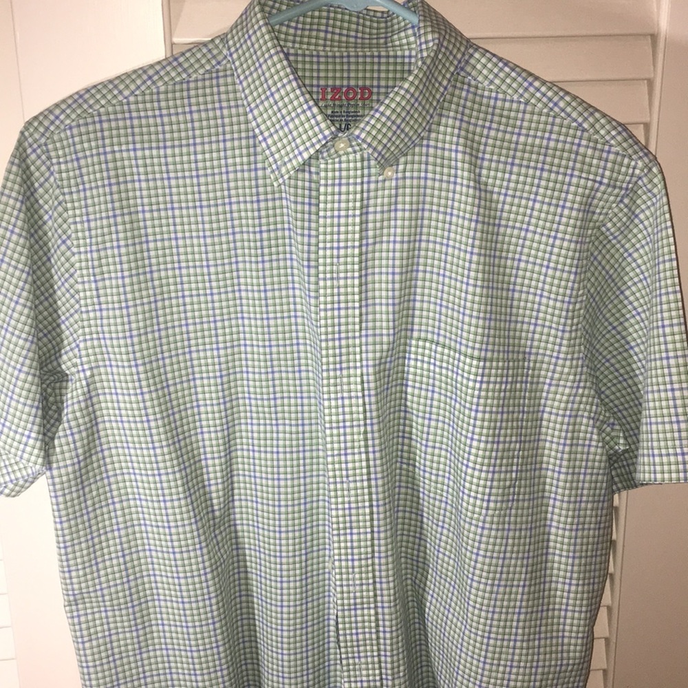 Izod short sleeve dress shirt - Picture 1 of 3
